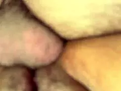 Stepfather fucks me on all fours outdoors, making me cum