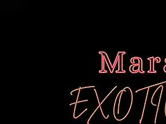 Mara Exotic, Ebony Nigerian Milf, Spreads Her Hairy Beaver In Lingerie While Doing Laundry