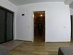 oh wow, cum play on my new long black shiny and puffy jacket so my impotent husband can lick - preview!