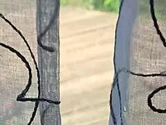 wife's intense orgasm while masturbating before blowjob