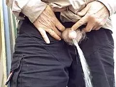 Mature Neighbor Rustyas1 Enjoys Another Day Of Pissing On Small Cock In Homemade Scene