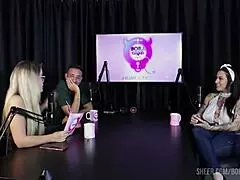 compilados da lexi mallet no bora cast com bruna carlos watch on sheer red