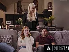 Pure Taboo Furious Milf Serene Siren Caught Stepson Fucking Stepsister Scarlet Skies On Security Cam