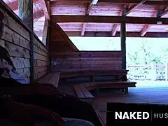 blonde baddie bunny getting stuffed on both ends in the gazebo, big black cock deepthroat and riding, want to join?