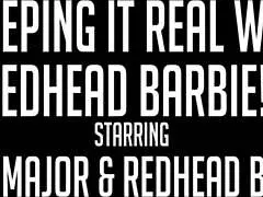 Redhead Barbie enjoys intimate encounter