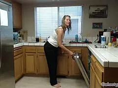 Why does Jess Ryan tease in the kitchen?
