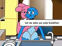 Richard Fucks Nicole Watterson with Monster Cock in Hentai Style