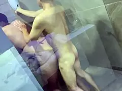 the two stepdaughters celebrate new year by fucking the perverted neighbor