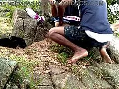 Stepmother Fucked In Field While Father Watches Public Sex