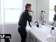 Leya Falcon, Big-Assed Busty Milf, Gets Mouth Fucked By Young Cock.