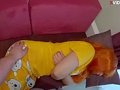 Stepson wakes stepmom with dick in mouth and fucks her ass 😈