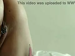 Master shows off his milf sub slut in public, then uses her for pleasure.