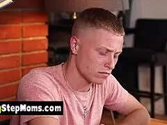 Beautiful Hungarian Stepmother Andi Sits On Her Stepsons Hard Cock For A Nice Taboo Ride, Oral And Pussy Action.