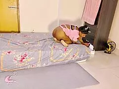 Real amateur couple engages in cowgirl and missionary sex with blowjob