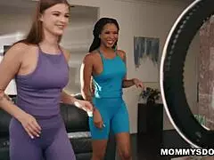 i tried to sneak peeks at cali sweets ass until she caught me