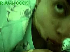 i give my latina sister her cum dose on new year's, she loves it in her mouth