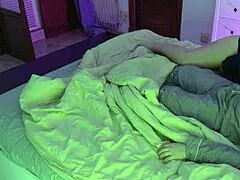 Stepmom starts sucking stepson's cock and begs to fuck in roleplay.