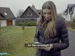 Hot Wife Craves Bigger Cock Than Husband's in Outdoor Reality