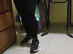 Mother-in-Law's Big Ass Ripped in Rough Homemade Fuck