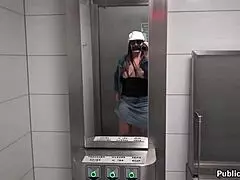 hot wife films herself flashing and having sex in public