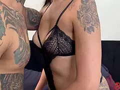 Lonely with friend's boyfriend, got cock in mouth and pussy from behind