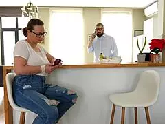 Hot Wife's Sweet Chat Turns To Dirty Ass Licking With Hotel Guest