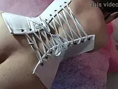 Deep anal double penetration for rented Latina wife