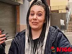 mature chloe funny tries first black cock outdoors 😍