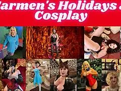 Is Redheaded Granny Carmen Moaning Over Winter Cock Sucking?