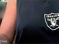 Wifey Street Flashing Big Tits Outdoors