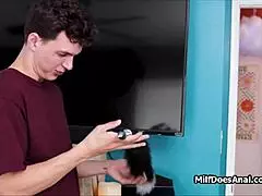 Discover Cougar's Butt Plug, Then Fuck Her Ass Hard