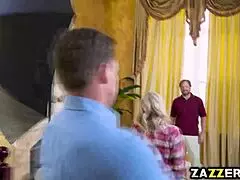 Can you believe this hot milf sucking Kyle Mason's huge cock like that?