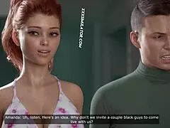 Total Slut Wife Anal Creampie In Front Of Husband ⁕ Cheat Animation