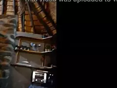 Walk In Panty With Cock Out Into Bar For Beer