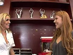 Blonde Milf Stormie White's Lesbian Encounter