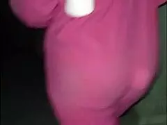 Mature Woman In Halloween Costume Gives Free Blowjob