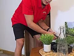 Stepson Discovers Me Masturbating With His Microphones - Monique Fuentes & Max Betancur