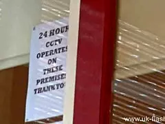 Chubby Sarah Jane enjoys public masturbation outdoors