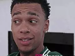 I seduced my stepdaughter's boyfriend with huge tits and chubby body