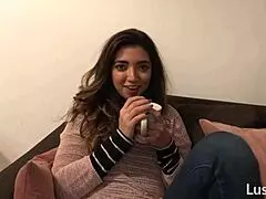 Adorable Mexican girlfriend Frida Sante's homemade tape hides wild passion