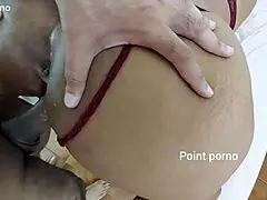 rabuda takes big black cock doggystyle from her partner