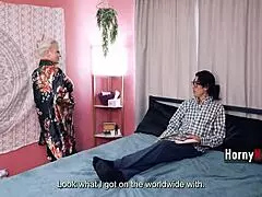 Busty Step Nana Surprises Step Grandson with Her Age-Defying Sexuality