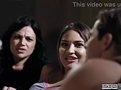 would you like to experment with me and my big tit stepmom