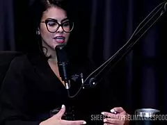 Barbara Sol's Best Moments In The Preliminaries Podcast With Bia Hot, Teasing With Handjobs And Toys.