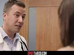 cheating wife fucks gynecologist while husband waits outside