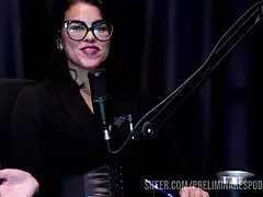 Barbara Sol's Best Moments In The Preliminaries Podcast With Bia Hot, Teasing With Handjobs And Toys.