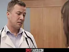 cheating wife fucks gynecologist while husband waits outside