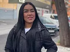 Putalocura - pillada a la venezolana culona ambar bunny termina con un rico creampie