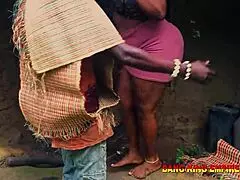 stepmother showed me her naked body and gets her juicy wet pussy deeply fucked after bush hunting job