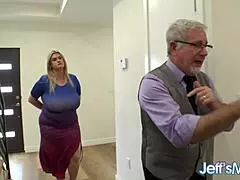 Curvy mature blonde kimmie kaboom seduces real estate agent 😏